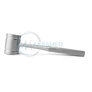 Maillets à os en acier inoxydable de haute qualité, instruments chirurgicaux orthopédiques réutilisables, légers, certifiés CE ISO, fabriqués au Pakistan - Product Image 2