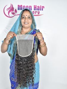 Extensions de cheveux humains bouclés indiens de qualité supérieure, non traités, les plus vendues, disponibles auprès des fabricants et des exportateurs - Product Image 6