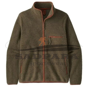 Chaqueta de lana Polar Sherpa de invierno, chaquetas para hombre, cierre de cremallera pesado, abrigo de Sherpa de algodón de piel de oveja de diseñador cálido - Product Image 4