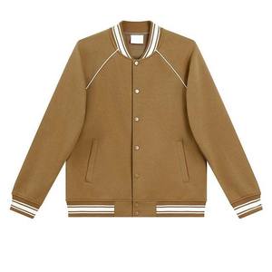 Chaqueta Bomber Satinada para Hombre con Bordado, Chaqueta de Béisbol Ligera, Chaqueta Universitaria Lisa, Servicio OEM - Product Image 4