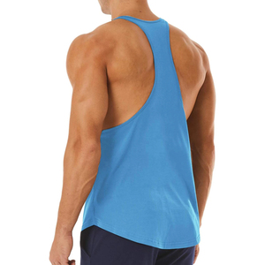 Débardeur Homme 100% Coton Tricoté Sans Manches Respirant Écologique Séchage Rapide Sportif Athlétique avec Logo Frontal - Product Image 6