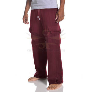 Le Pakistan a fait pas cher prix solide couleur hommes polaire Baggy pantalon de haute qualité confortable décontracté polaire Baggy pantalon pour hommes - Product Image 2