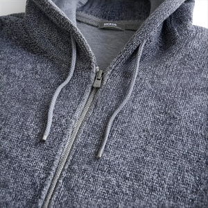 เสื้อมีฮู้ดผ้าคอตตอนเนื้อนุ่มแบบรูดซิปแบบสวมหัวซิปแบบเต็มรูปแบบออกแบบได้ตามต้องการมีตัวเลือกแบบส่วนตัวเทคนิคการซัก - Product Image 6