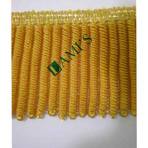 OEM High Gold Bullion Wire Fringe Customized Metallic Fringe Trimmings Top Quality Antique Gold Silver Twisted <b>Tassel</b> <b>Trim</b> - Product Image 2