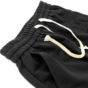 Short de survêtement de gym en coton personnalisé short de course embossé grande taille pour hommes short en éponge français personnalisé d'origine pour hommes - Product Image 3
