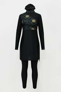 Traje de Baño Musulmán Modesto de 3 Piezas con Cobertura Completa para Mujer, Talla Grande, Ropa Deportiva - Product Image 5