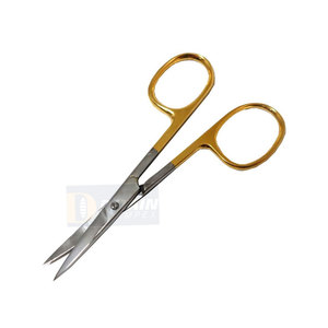 OEM logotipo personalizado profesional de alta calidad de acero inoxidable cutícula tijeras de uñas con precio barato - Product Image 2