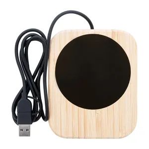 "Personalized Bamboo Carafe Warmer with <b>USB</b> <b>Heating</b>" - Product Image 5