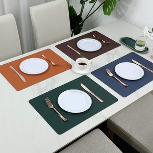 Manteles Individuales Rectangulares de Cuero de Doble Cara con Grosor Personalizado, Hechos a Mano y Ecológicos en Diferentes Colores - Product Image 4