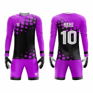 Ensemble de maillot de gardien de but de football personnalisé par sublimation, manches longues, uniforme de football, vêtements d'équipe pour adultes - Product Image 5