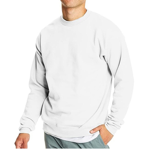 Pull en molleton pour homme, couleurs personnalisables, 100 % coton, écologique, séchage rapide, respirant, chaud pour l'hiver, nouvelle mode automne, couleur unie - Product Image 4
