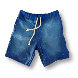 Short baggy d'été en coton pour hommes Vente en gros Fabricant personnalisé Vintage vieilli Rhinestone - Product Image 4