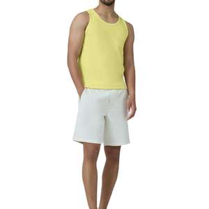 Prix de gros, débardeurs de sport pour hommes avec logo personnalisé, haute qualité, respirants et légers, broderie, couleur unie avec impression en relief - Product Image 6