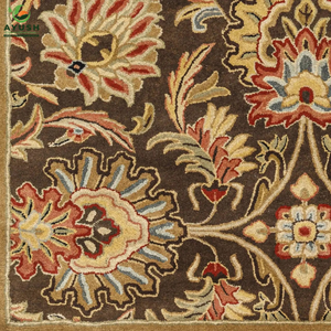 Tapis en laine minimalistes de luxe, tapis en laine faits à la main pour le salon, la chambre à coucher et le couloir - Product Image 6