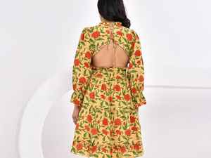 Elegante vestido informal para mujer con Falda fluida y diseño simple perfecto para uso diario viajes de compras y reuniones informales - Product Image 3