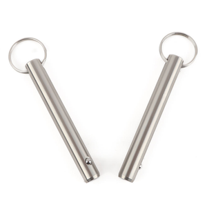Goupille à dégagement rapide de haute qualité en acier inoxydable avec anneau de traction à ressort, goupille à bille cylindrique simple - Product Image 1
