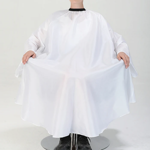 Cape de coiffure professionnelle imperméable antistatique en acier inoxydable et polyester, taille réglable, personnalisable - Product Image 6