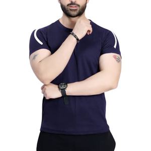 Vente directe usine – T-shirt de sport léger 220 g/m² à col rond, design tendance pour l'été, idéal pour la gym et l'entraînement – Nouveauté très demandée - Product Image 3