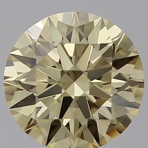 IGI rond taille brillant forme lâche fantaisie jaune brunâtre diamants de laboratoire 1.27 carats diamant de laboratoire VS1 pour bague de fiançailles ou - Product Image 1