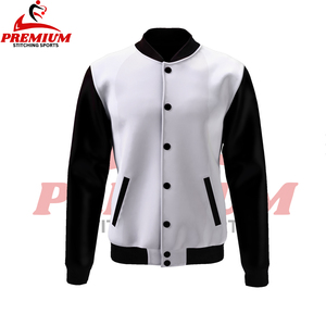 Chaqueta Bomber de Primera Calidad, Chaqueta Universitaria Elegante con Logotipo y Números Bordados, Nuevo Diseño con Cierre de Botones a Presión - Product Image 6