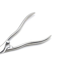 Coupe-cuticules professionnels en acier inoxydable incurvé de haute qualité pour ongles des doigts et des orteils – Outils de manucure et pédicure à mâchoires larges