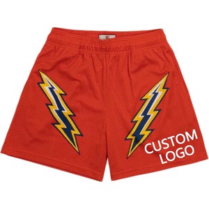 Pantalones Cortos de Baloncesto de Malla para Hombre de Alta Calidad al por Mayor, con Logotipo Personalizado, Cintura Elástica, Pantalones Cortos Deportivos para Adultos, Diseño Sublimado - Product Image 5