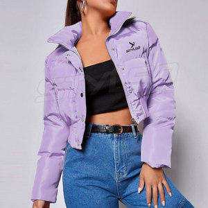 Winter New Arrival <b>Women</b> Crop Top <b>Jackets</b> New Design <b>Women</b> Fashion New Custom Crop Top <b>Jackets</b> - Product Image 1