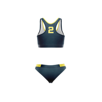 Soutien-gorge de sport personnalisé pour femmes, vêtements de sport, vêtements de volley-ball, uniformes de beach-volley, 100% polyester, couleur personnalisée, logo personnalisé