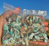 Pierres précieuses naturelles en vrac de haute qualité, turquoise de qualité AAA, 0,25"-2", forme libre, brute, rare, Royston, stock ancien, provenance mine ouverte