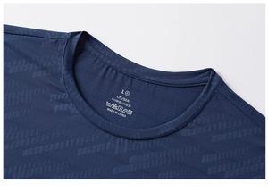 Bulk clothes <b>Men's</b> Quick Dry Ice <b>Silk</b> T-<b>Shirts</b> Short Sleeve Workout <b>Shirts</b> 240 Grams Breathable Personalized Logo <b>for</b> Team - Product Image 6