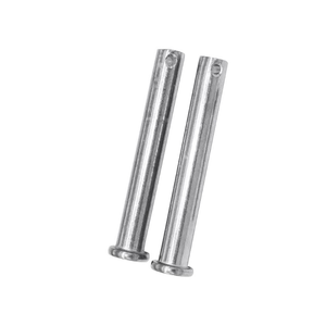 HM102 Stainless Steel Flat Head Single Hole Cotter Pin Set with Cotter Pin and <b>R</b>-<b>Clip</b> - Product Image 1