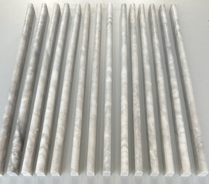 Revestimiento de Mármol de Calcita Pulida, Diseño Minimalista, Impermeable, Ecológico, Duradero, Revestimiento de Paredes y Pisos, Blanco y Negro - Product Image 4