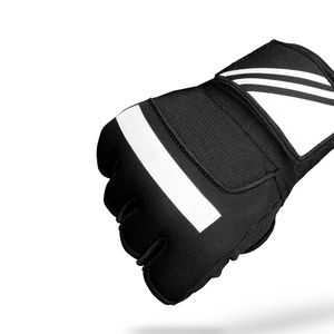 Professional Karate Mitts Elasticated Inner Gel Gloves Cotton Martial Arts Boxing MMA Training Inner gel Gloves Open Finger - Product Image 3