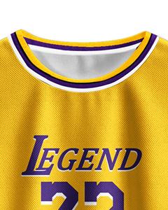 Camiseta de Baloncesto para Hombre, Sin Mangas, Cuello en V, Corte Atlético, 100% Poliéster, Transpirable, Uniforme del Equipo XYZ - Product Image 4