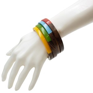Bracelets en résine époxy bois de qualité exceptionnelle, bracelets indiens de créateurs pour femmes, souvenir nautique parfait, MEHAK IMPEX - Product Image 5