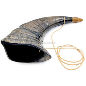 Venta caliente de Shofar de cuerno de carnero natural para soplar y propósito religioso Shofar Kosher de tamaño personalizado Cuerno de Israel Kudu pulido - Product Image 3