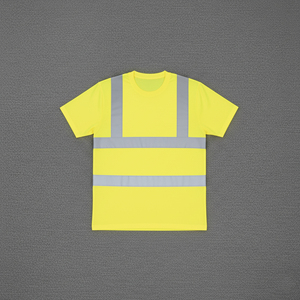 Chemises polo de sécurité à manches courtes personnalisées de haute qualité, respirantes, 100% polyester, vêtements de travail haute visibilité, bande réfléchissante, classe 2 ANSI - Product Image 3