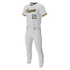 Uniforme de béisbol para hombre de diseño personalizado de calidad superior a la venta, nuevo estilo, Color sólido, gran oferta, uniformes de béisbol - Product Image 5