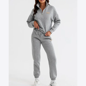 OEM Personnalisé Unisexe 3d Puff Print Hoodies Set Surdimensionnés Joggers Costumes Streetwear Hommes Coton Laine Hoodies Survêtement - Product Image 1