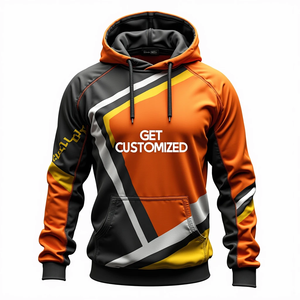 Sudaderas Extra Grandes Estilo Urbano para Hombre, Básicas de Algodón Combinado, Sublimadas Personalizadas, Duraderas, Casuales, para Uso Diario - Product Image 6