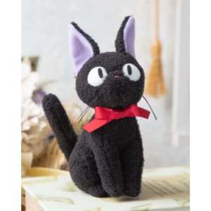 Figurine en peluche de Jiji assis du service de livraison de Kiki - Style traditionnel et compact - Product Image 1