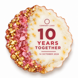 Custom Company Logo Epoxy Resin <b>Fridge</b> <b>Magnet</b> Corporate Anniversary Gifts Employee Customer Keepsake Six Colors <b>for</b> Event Favors - Product Image 6