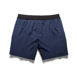 2024 nouveau short de Fitness bleu marine de haute qualité confortable ceinture élastique court Polyester solide durable Shorts de gymnastique pour - Product Image 2