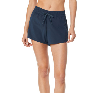 กางเกงว่ายน้ำขาสั้นผู้หญิงแบบสั่งทำพิเศษ แห้งเร็ว ระบายอากาศได้ดี สวมใส่สบาย เอวยางยืด เหมาะสำหรับใส่ไปชายหาด ผลิตจากโพลีเอสเตอร์ 100% มีไซส์พลัส - Product Image 6