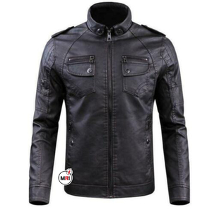 Chaqueta de cuero para hombre colección de invierno Warm Up Pure Leather Stuff chaquetas de cuero genuino de alta calidad para hombres - Product Image 2