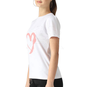 2024 nouveau Style femmes col rond à manches courtes matériau doux séchage rapide respirant femmes t-shirt - Product Image 5