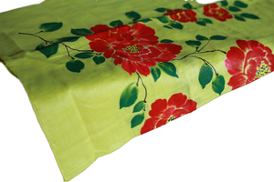 Bufanda elegante de alta calidad con patrón floral pintado a mano hecho a mano 100% tela de ramio orgánico hecha en Vietnam para mujeres - Product Image 6