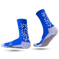 Calcetines de Fútbol de Punto con Agarre, Diseño de Puntos con Impresión Digital, Antideslizantes, para Primavera, Colores Personalizados, Logotipo, Unisex, para Fútbol, Secado Rápido
