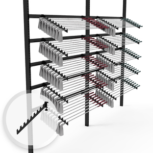 Accesorios de barra transversal de Metal duradero para palos de Golf, soporte de exhibición para el hogar con forma rectangular para uso en supermercados - Product Image 5