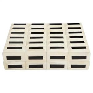 Caja hecha a mano única en blanco y negro de madera india, cajas decorativas para huesos, organizador con base india diseñado en la India por Lametierartz - Product Image 3